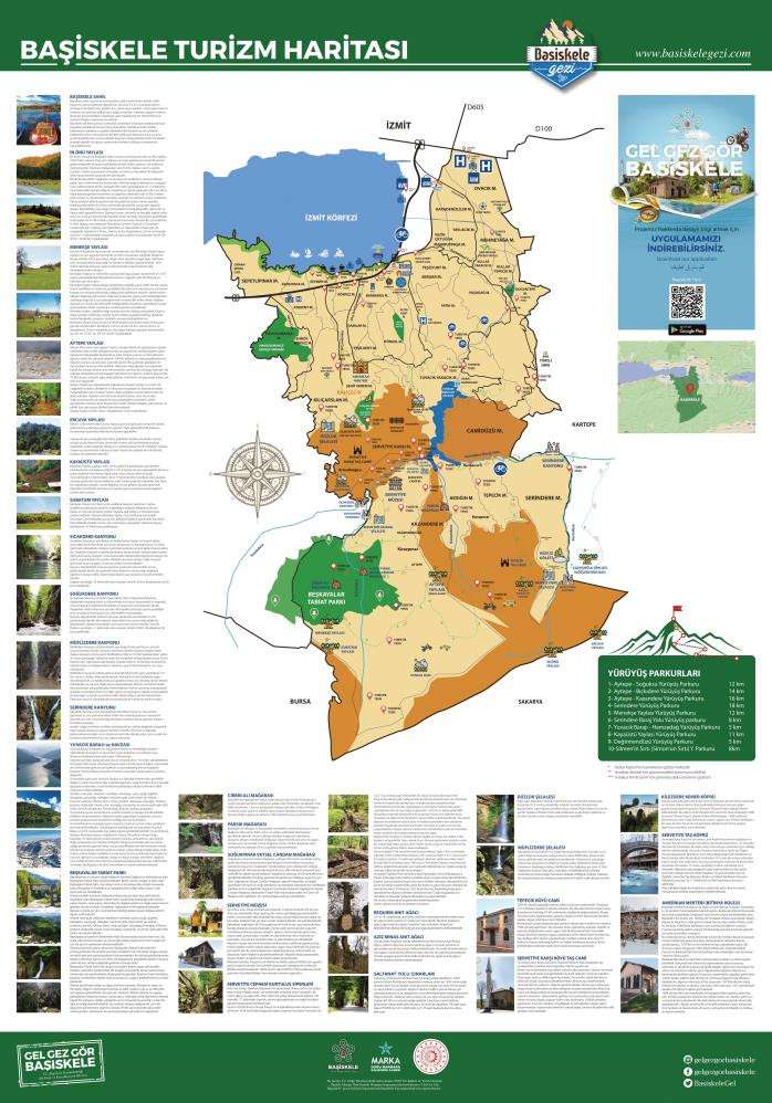 BAŞİSKELEYİ TANITAN İLK TURİZM HARİTASI BASILDI