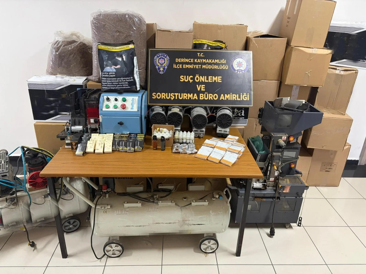 54 BİN 940 DOLDURULMUŞ MAKARON ELE GE&Ccedil;İRİLDİ