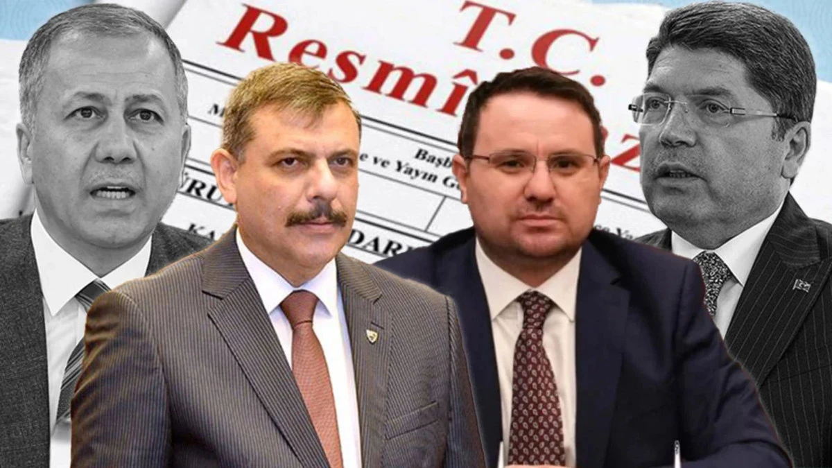 ADALET VE İ&Ccedil; İŞLERİ BAKANLARI DEĞİŞTİ...