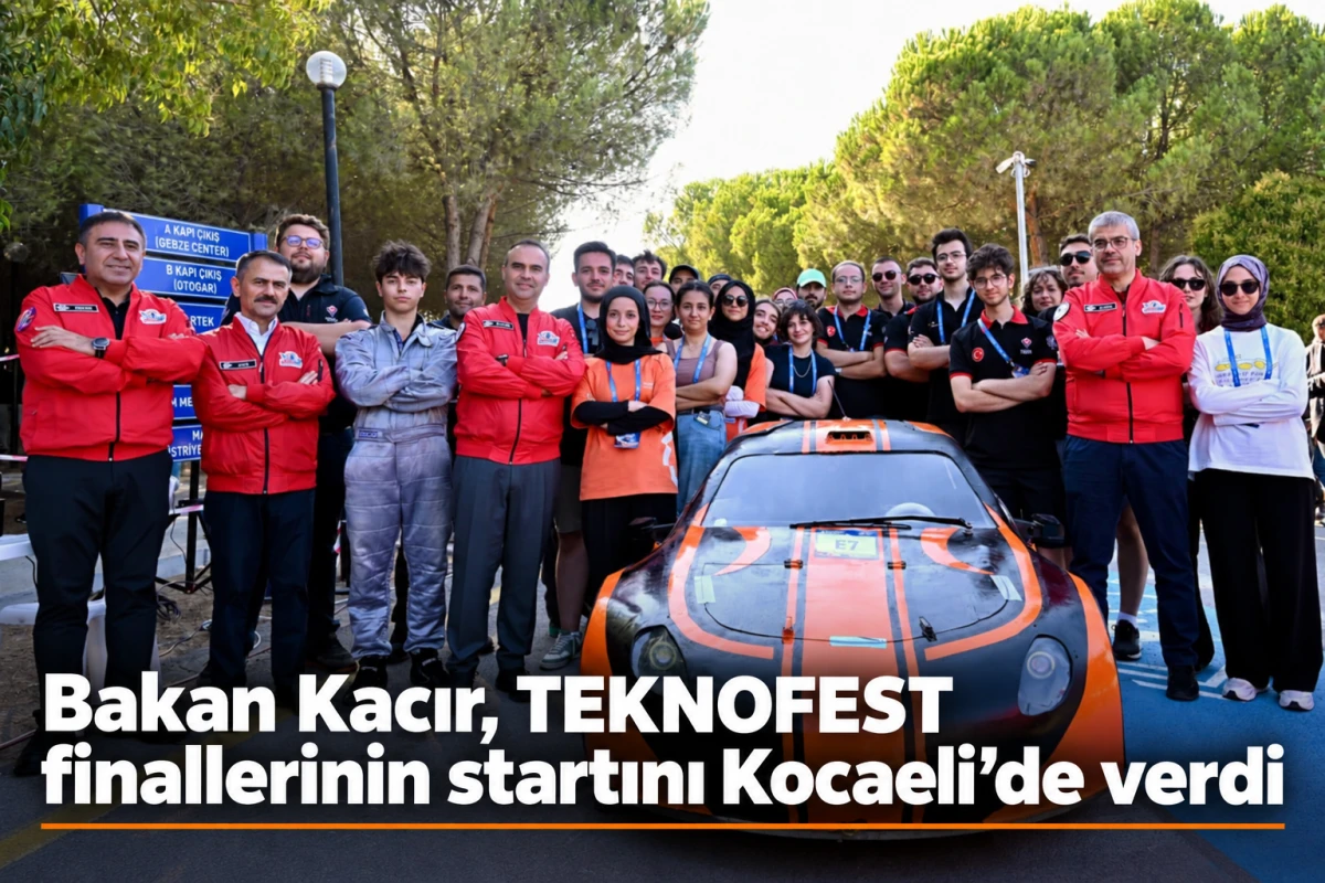 Bakan Kacır, TEKNOFEST finallerinin startını Kocaeli&rsquo;de verdi