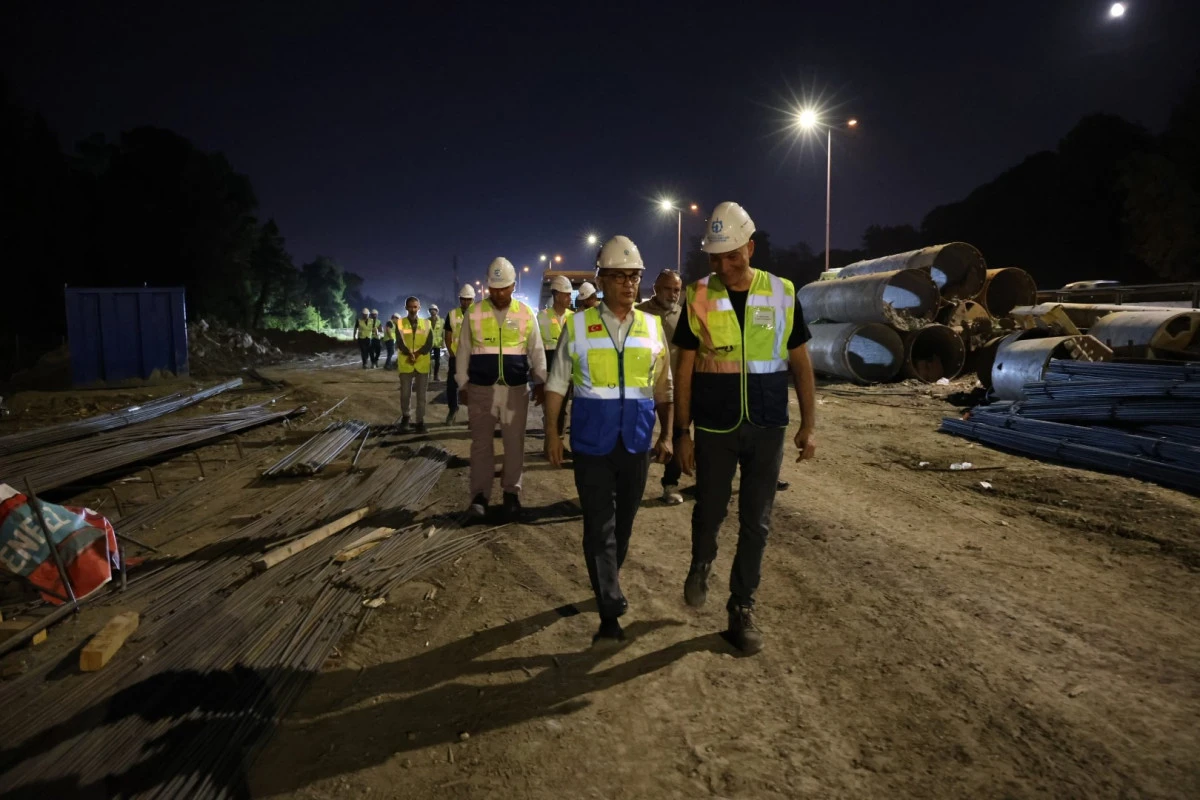BARAÇLI’DAN DEV PROJEYE GECE TAKİBİ