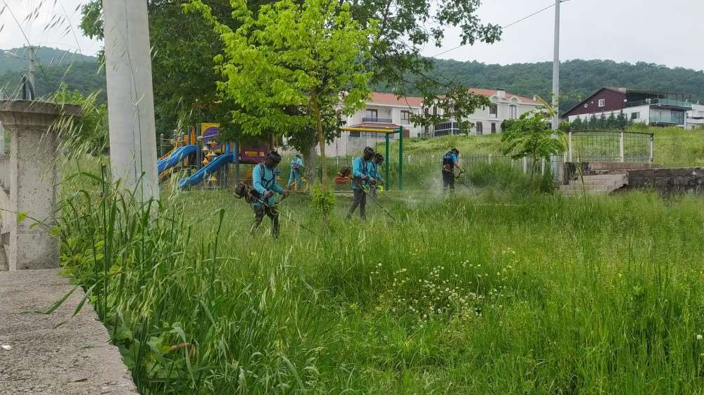 BAŞİSKELE'NİN YEŞİL ALANLARI GÜZELLEŞİYOR