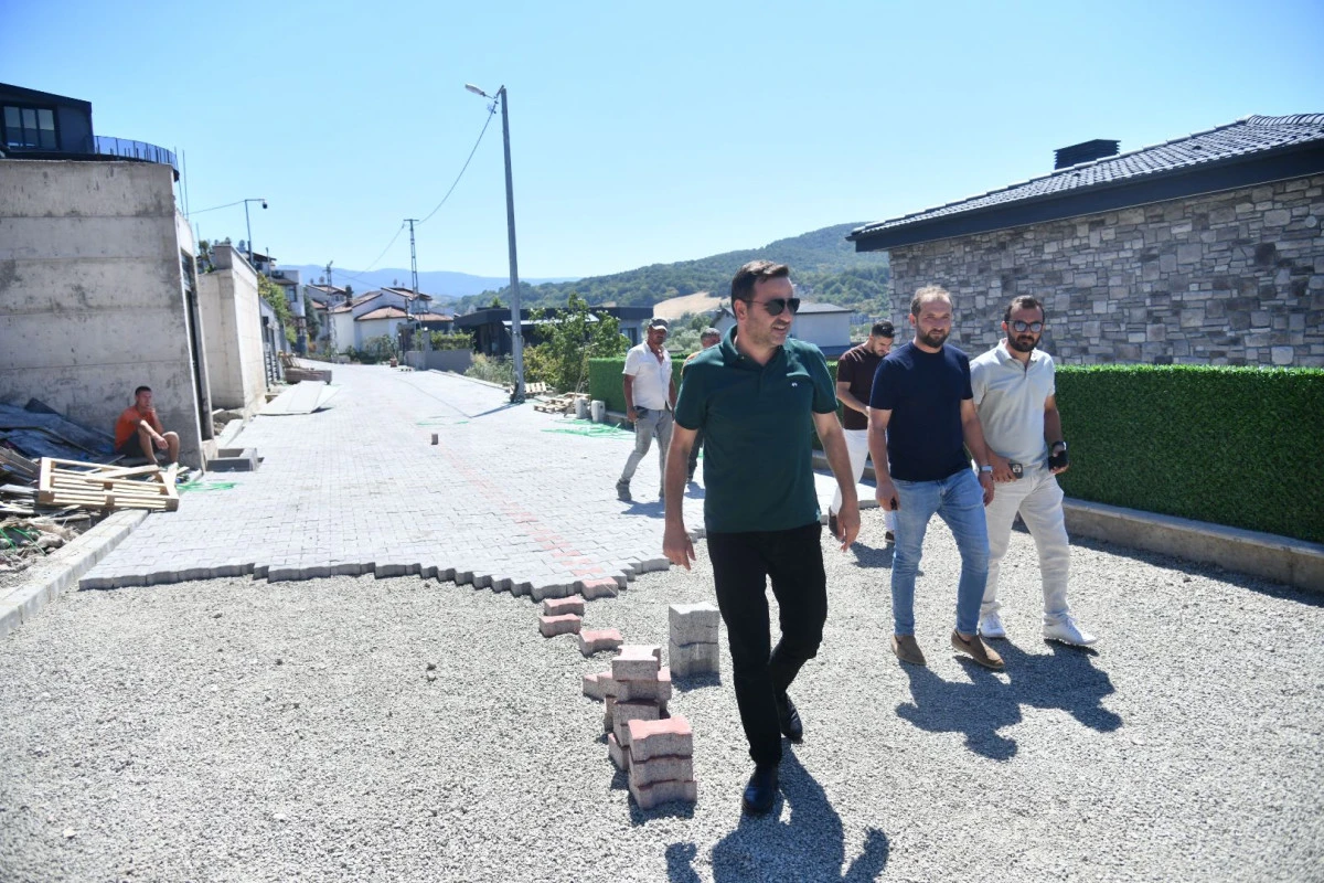 BAŞKAN ÖZLÜ ÜST YAPI ÇALIŞMALARINI YERİİNDE İNCELEDİ