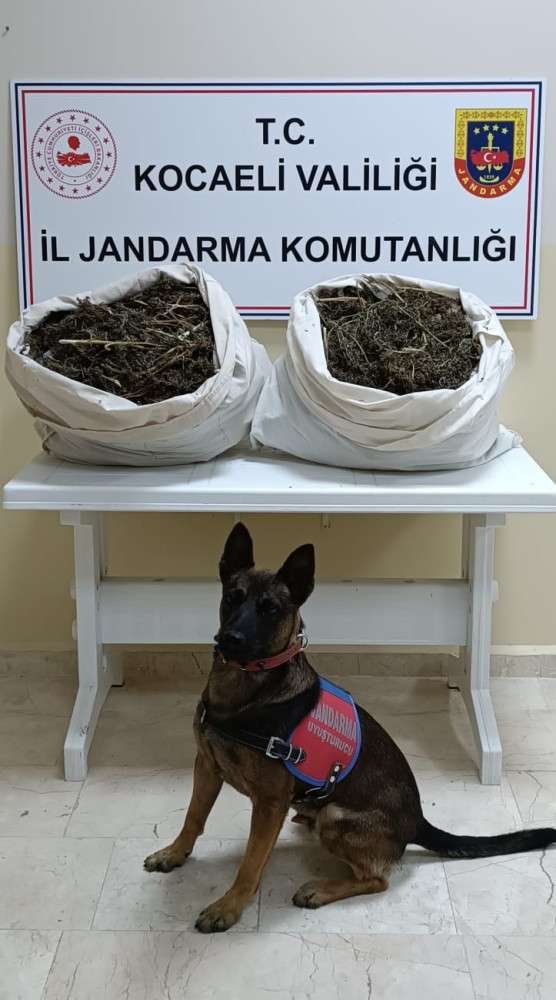 EVE YAPILAN BASKINDA 7 KİLO ESRAR ÇIKTI!