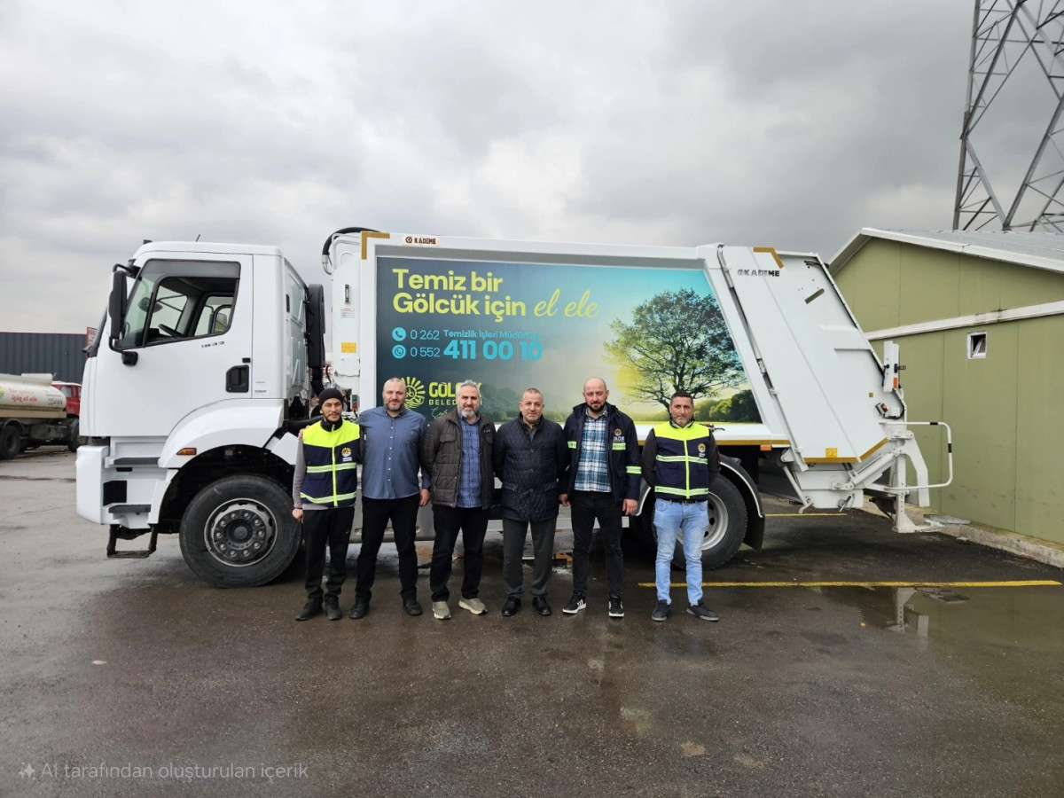 Gölcük Belediyesi'nin yeni araçları hizmete girdi