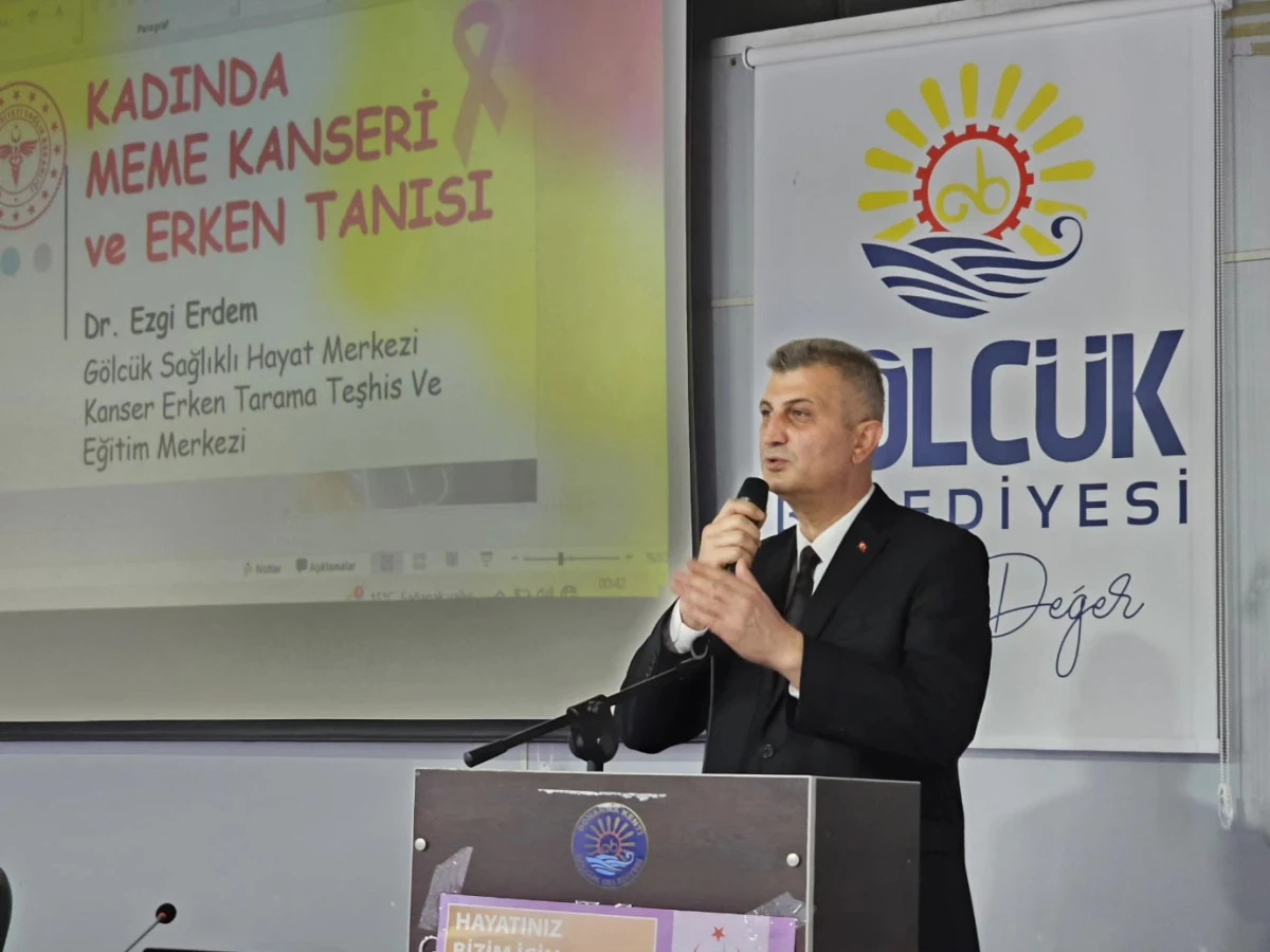 GÖLCÜK'TE MEME KANSERİ FARKINDALIK PANELİ YOĞUN İLGİ GÖRDÜ