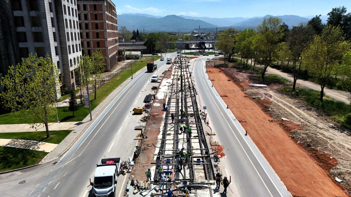 KARTEPE TRAMVAY HATTI&rsquo;NDA İLK İSTASYON TAMAM