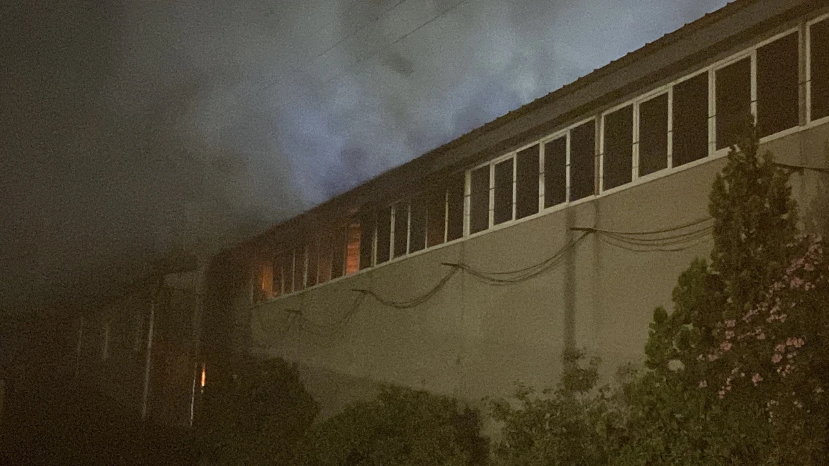 KİMYA FİRMASINDA YANGIN