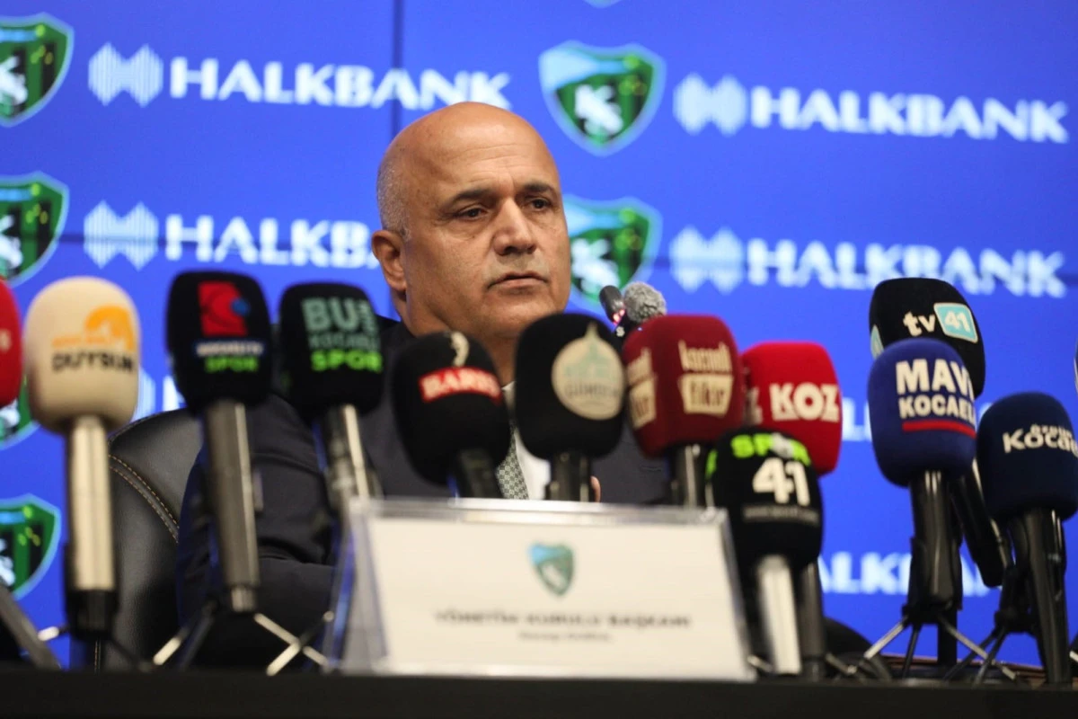 Kocaelispor Başkanı Durul'dan sanayicilere sitem: Lafa gelince herkes Kocaelisporlu