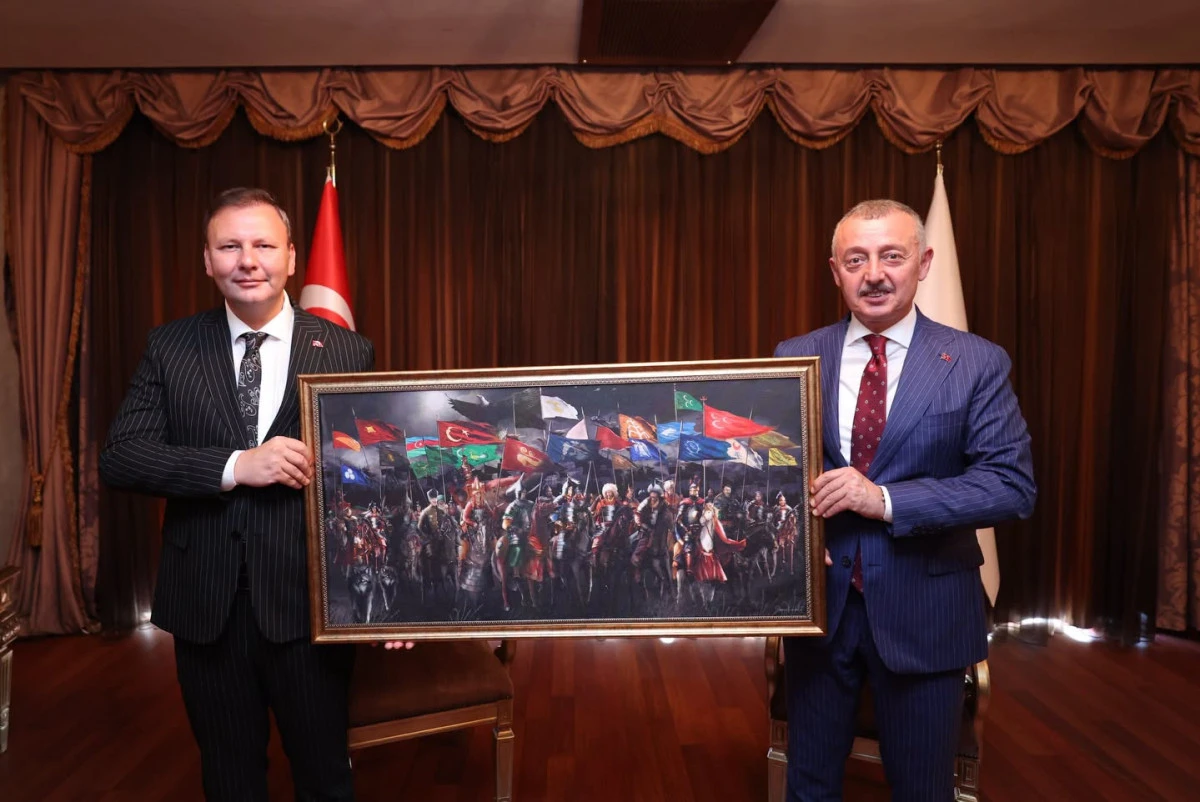 MHP İl Başkanı Enes Emengen,  B&uuml;y&uuml;kakın&rsquo;ı ziyaret etti