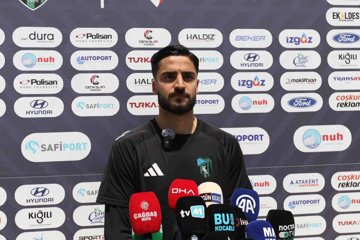 SERHAT &Ouml;ZTAŞDELEN: "UMARIM UZUN YILLAR KOCAELİSPOR KALESİNİ KORURUM"