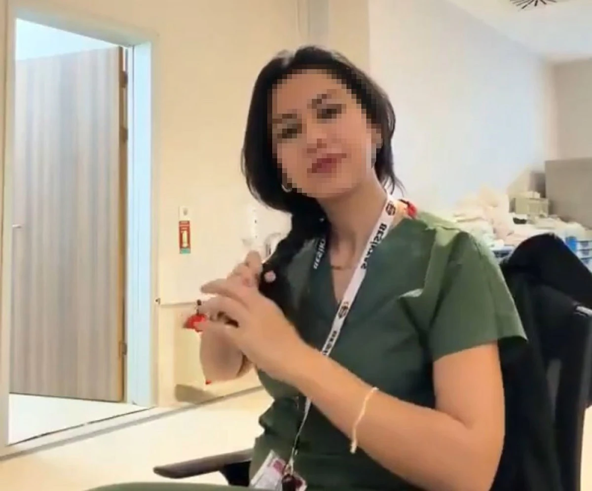 SOSYAL MEDYADAKİ PROVOKATİF AKIMA KATILAN HEMŞİRE, ADLİ KONTROLLE SERBEST BIRAKILDI