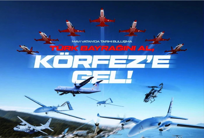  TCG Anadolu ve milli İHA&rsquo;lar K&ouml;rfez&rsquo;de