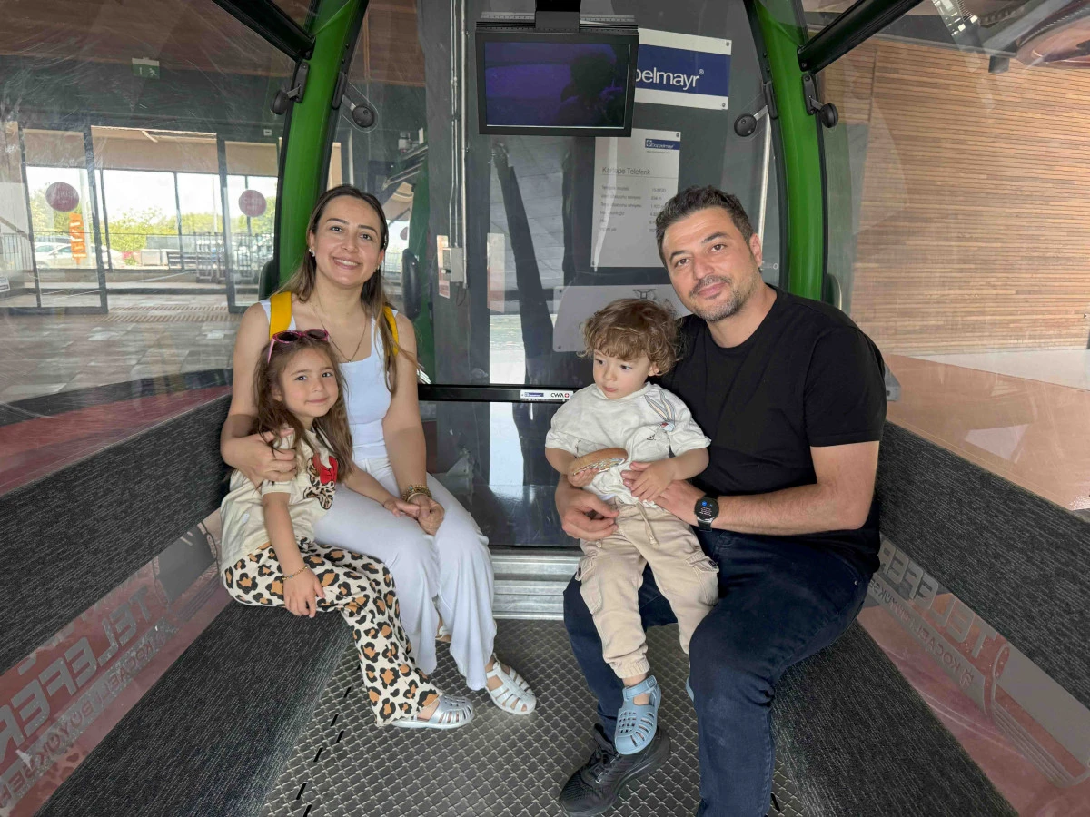 TELEFERİK, BAYRAMDA İLGİ ODAĞI OLDU