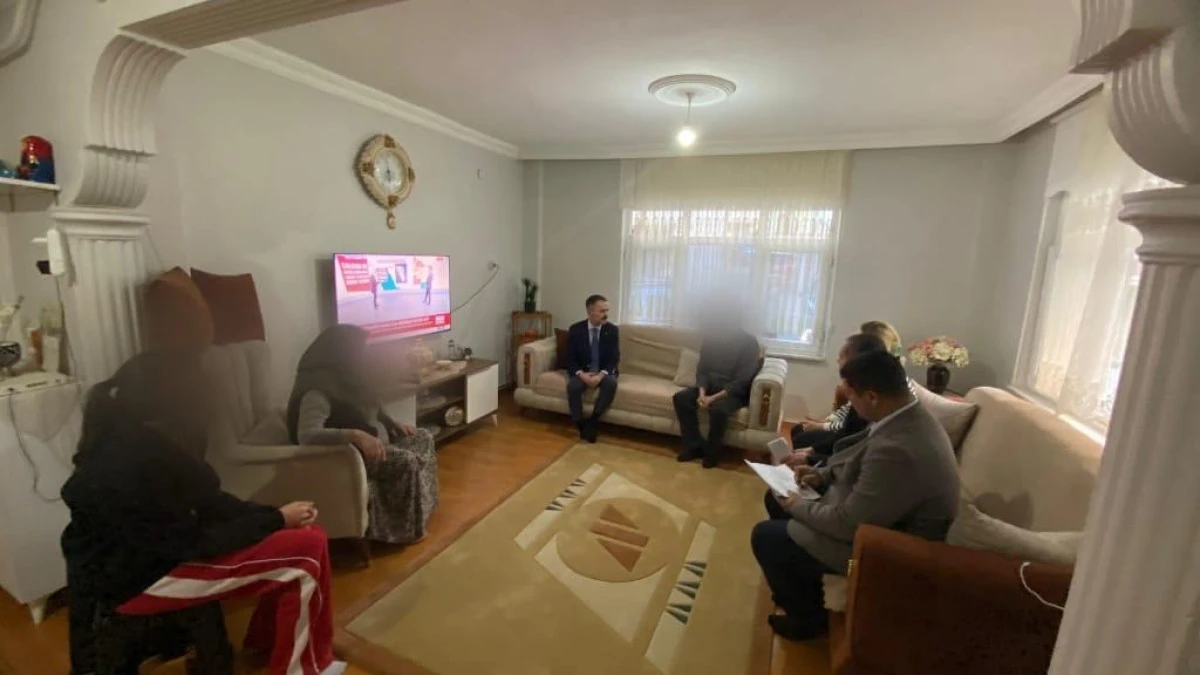 VALİ AKTAŞ EV ZİYARETLERİ YAPTI