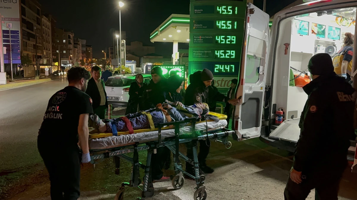 YAYA GEÇİDİNDEN GEÇEN KADINA OTOMOBİL ÇARPTI