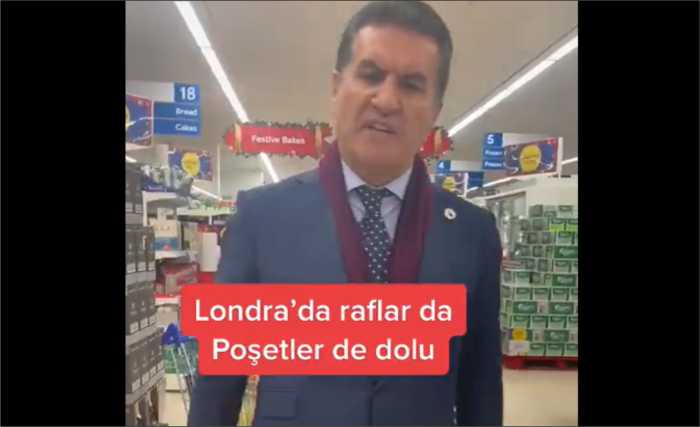 SARIGÜL LONDRA DA MARKETLERİ KONTROL ETTİ !